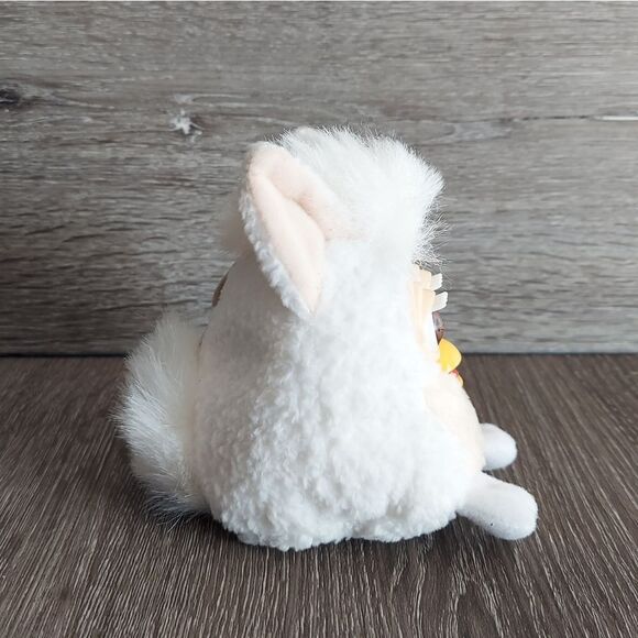 White Furby Buddies Lamb toy 1999, Beanbag Buddy Stuffed Plush Tiger Electronics - Picture 2 of 6